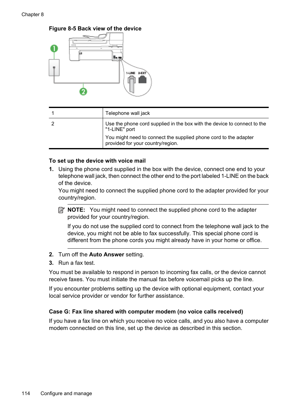 HP Officejet 6500 User Manual | Page 118 / 294