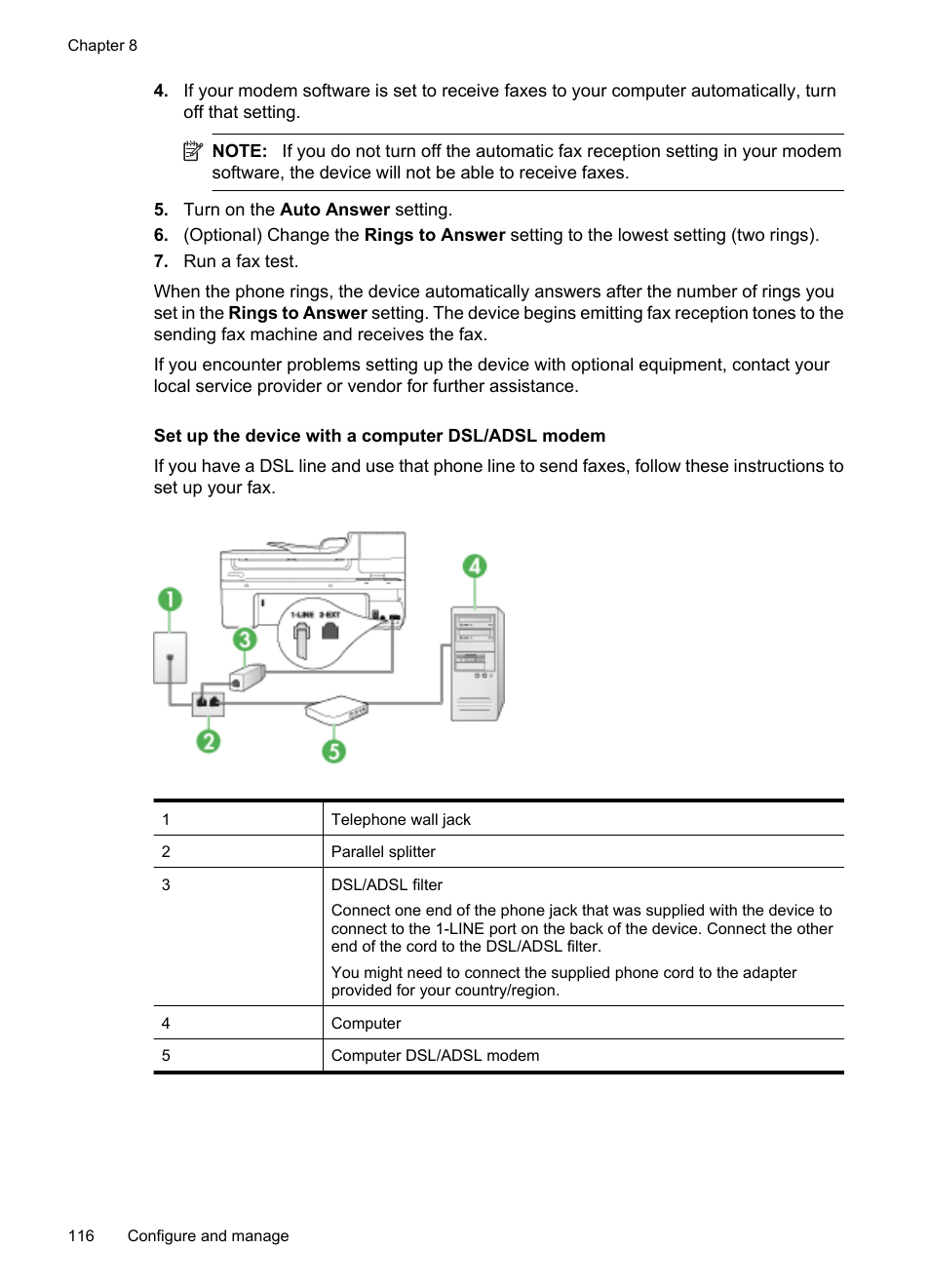 HP Officejet 6500 User Manual | Page 120 / 294