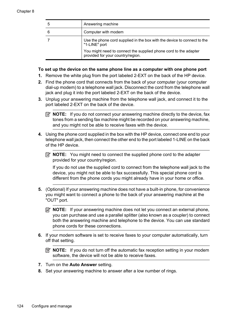 HP Officejet 6500 User Manual | Page 128 / 294