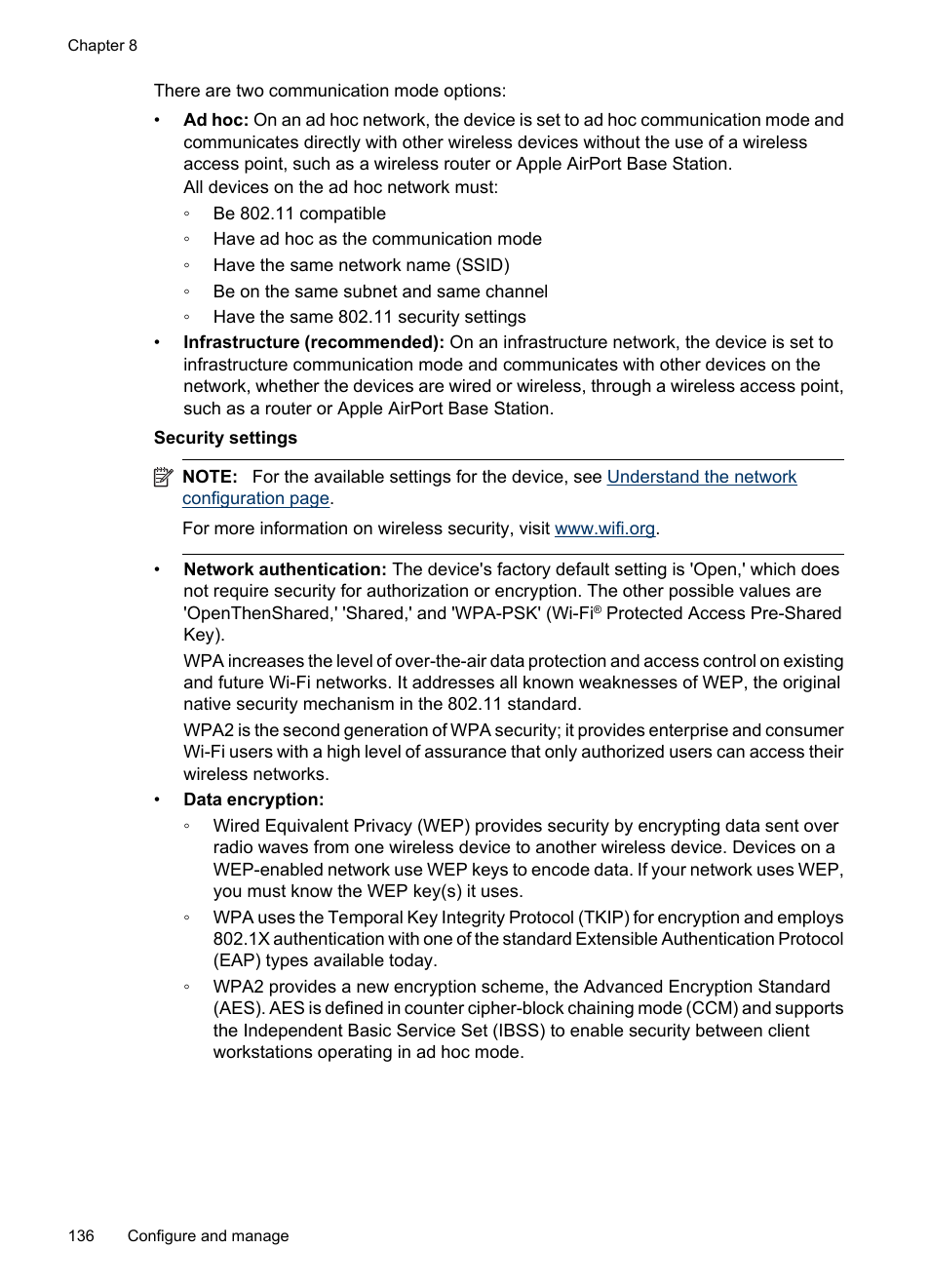 HP Officejet 6500 User Manual | Page 140 / 294