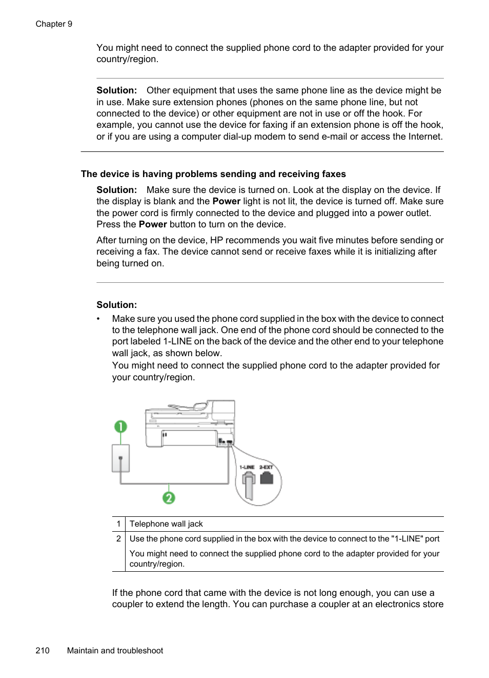 HP Officejet 6500 User Manual | Page 214 / 294