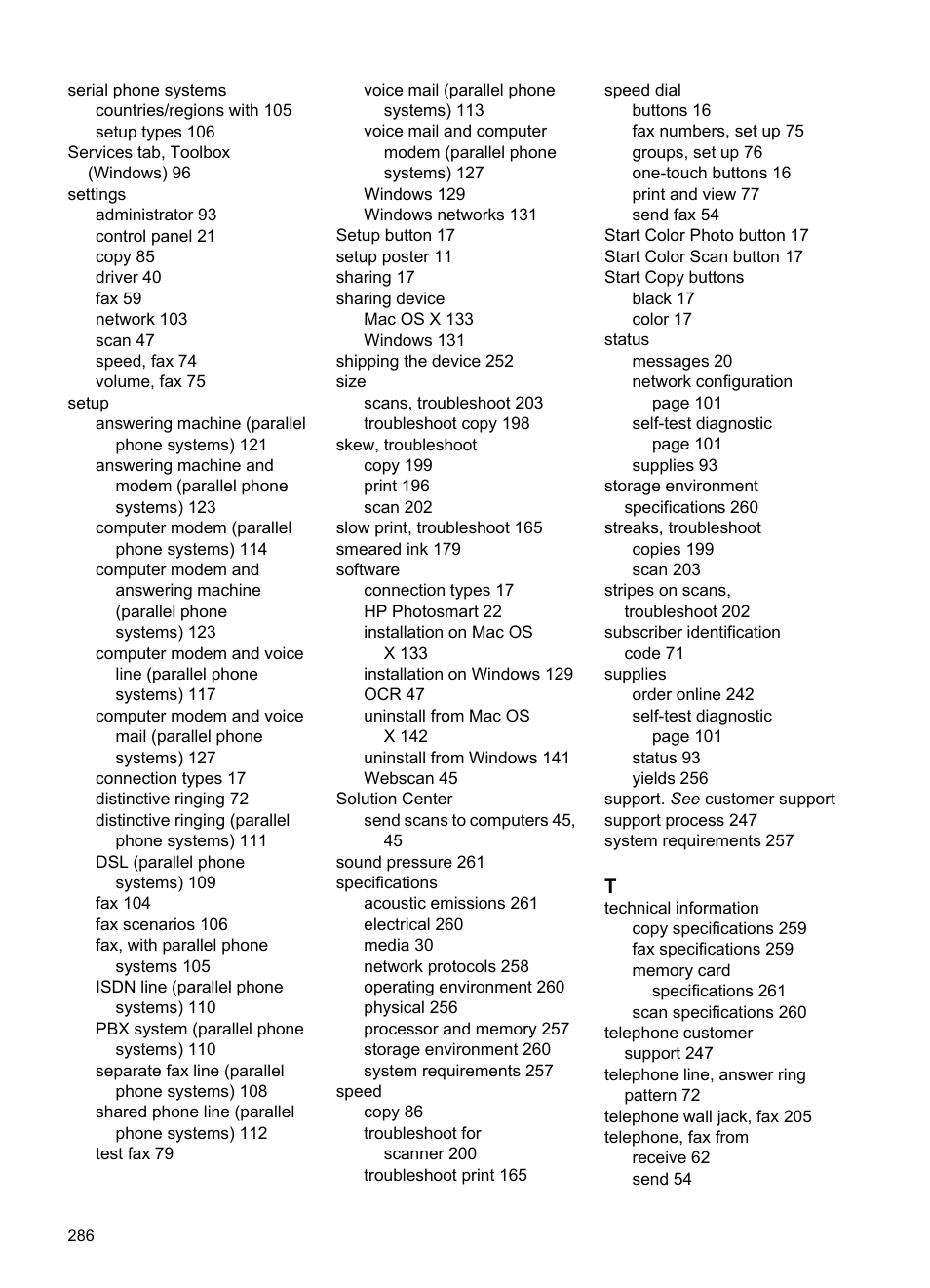 HP Officejet 6500 User Manual | Page 290 / 294