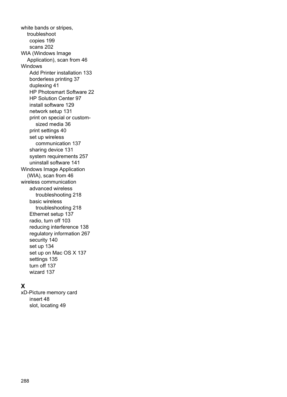 HP Officejet 6500 User Manual | Page 292 / 294