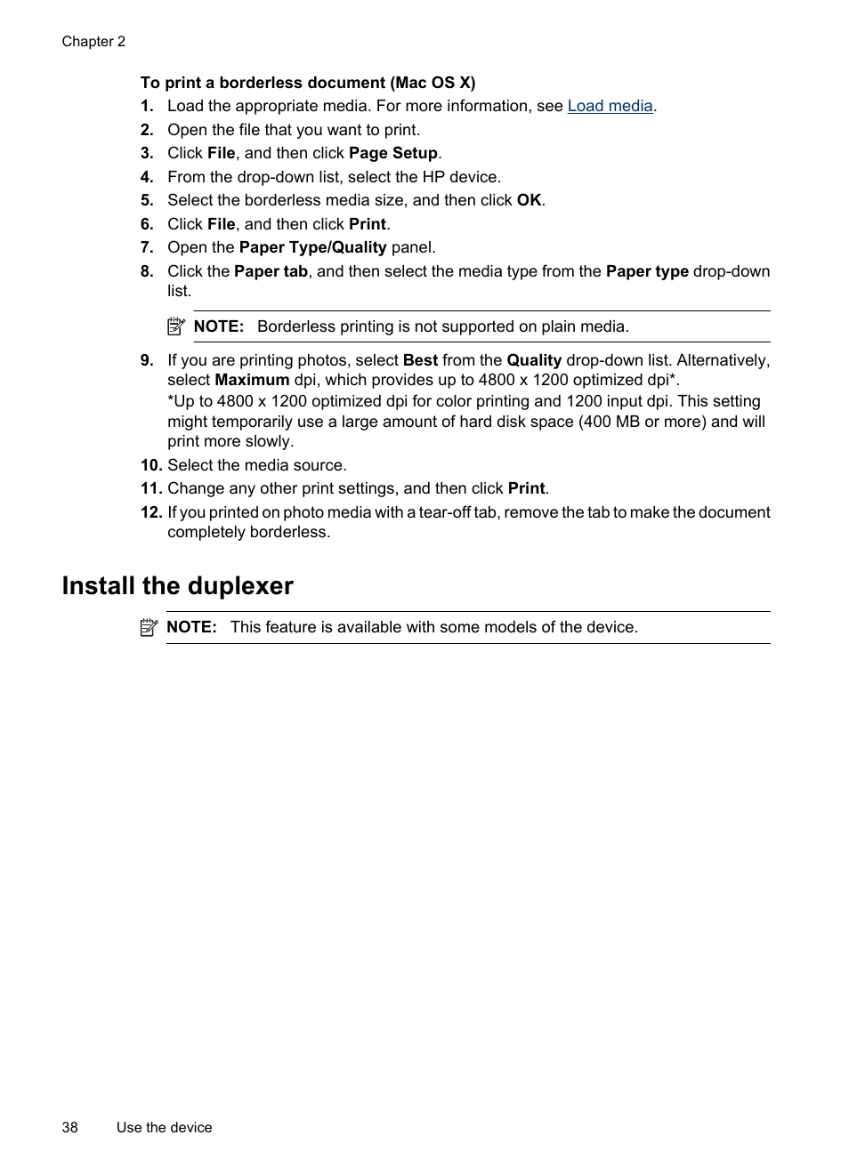 Install the duplexer | HP Officejet 6500 User Manual | Page 42 / 294