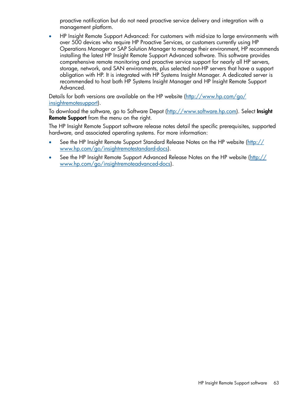 HP Intelligent Provisioning User Manual | Page 63 / 68