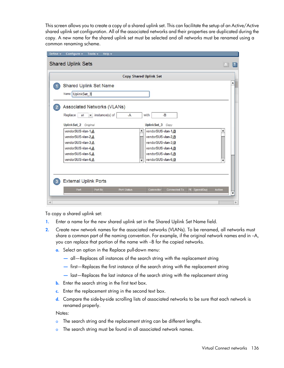 HP Virtual Connect Flex-10 10Gb Ethernet Module for c-Class BladeSystem User Manual | Page 136 / 290