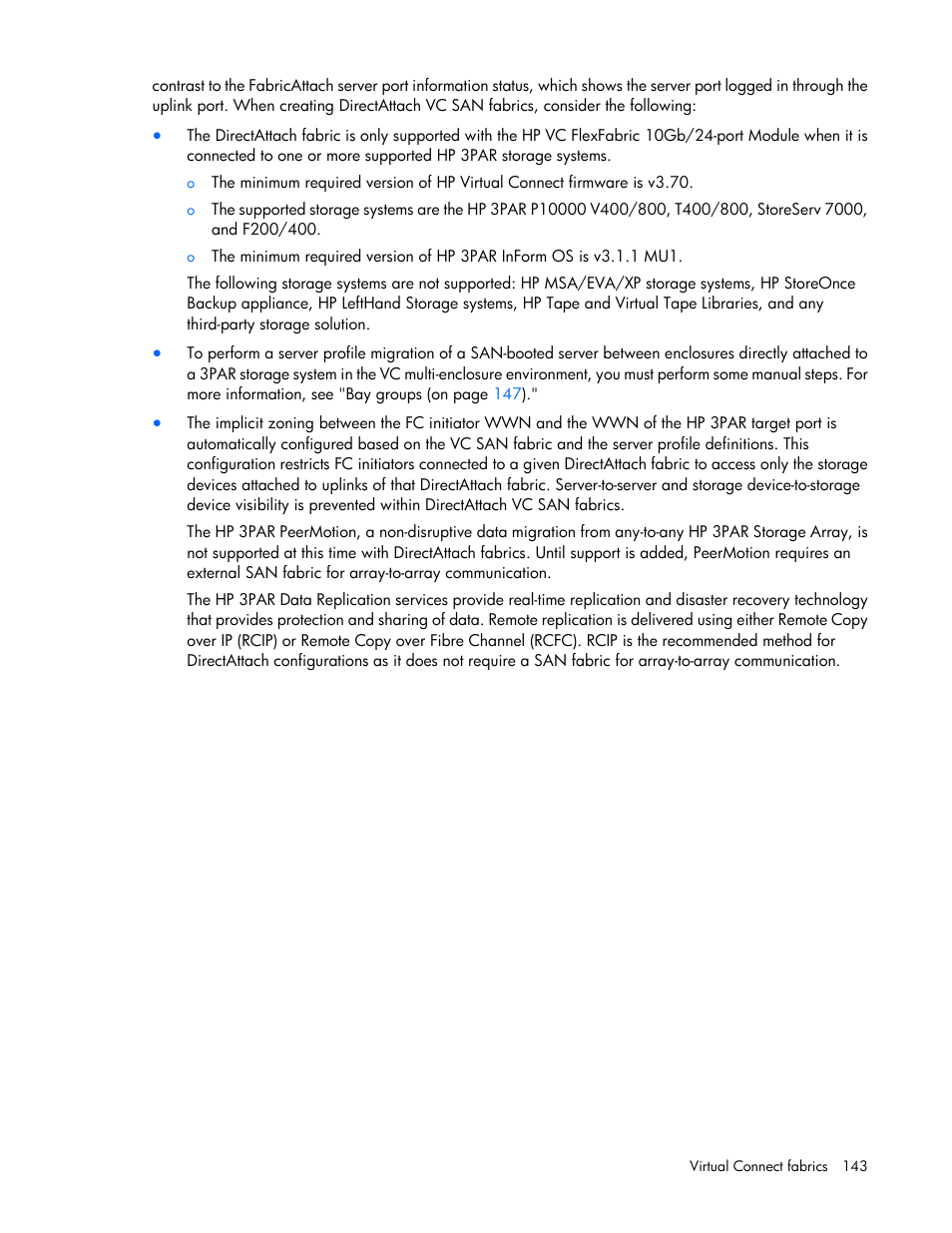 HP Virtual Connect Flex-10 10Gb Ethernet Module for c-Class BladeSystem User Manual | Page 143 / 290