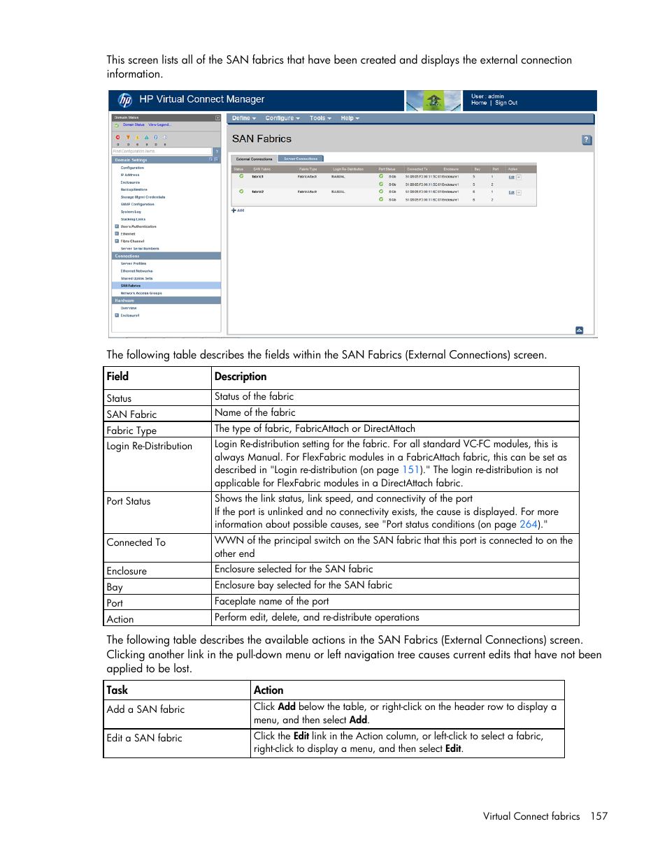 HP Virtual Connect Flex-10 10Gb Ethernet Module for c-Class BladeSystem User Manual | Page 157 / 290