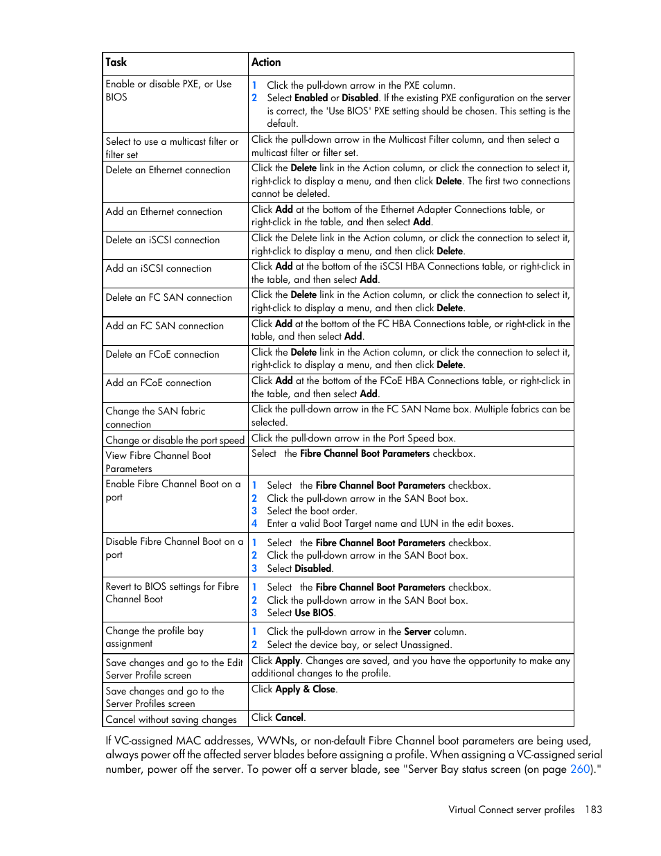 HP Virtual Connect Flex-10 10Gb Ethernet Module for c-Class BladeSystem User Manual | Page 183 / 290