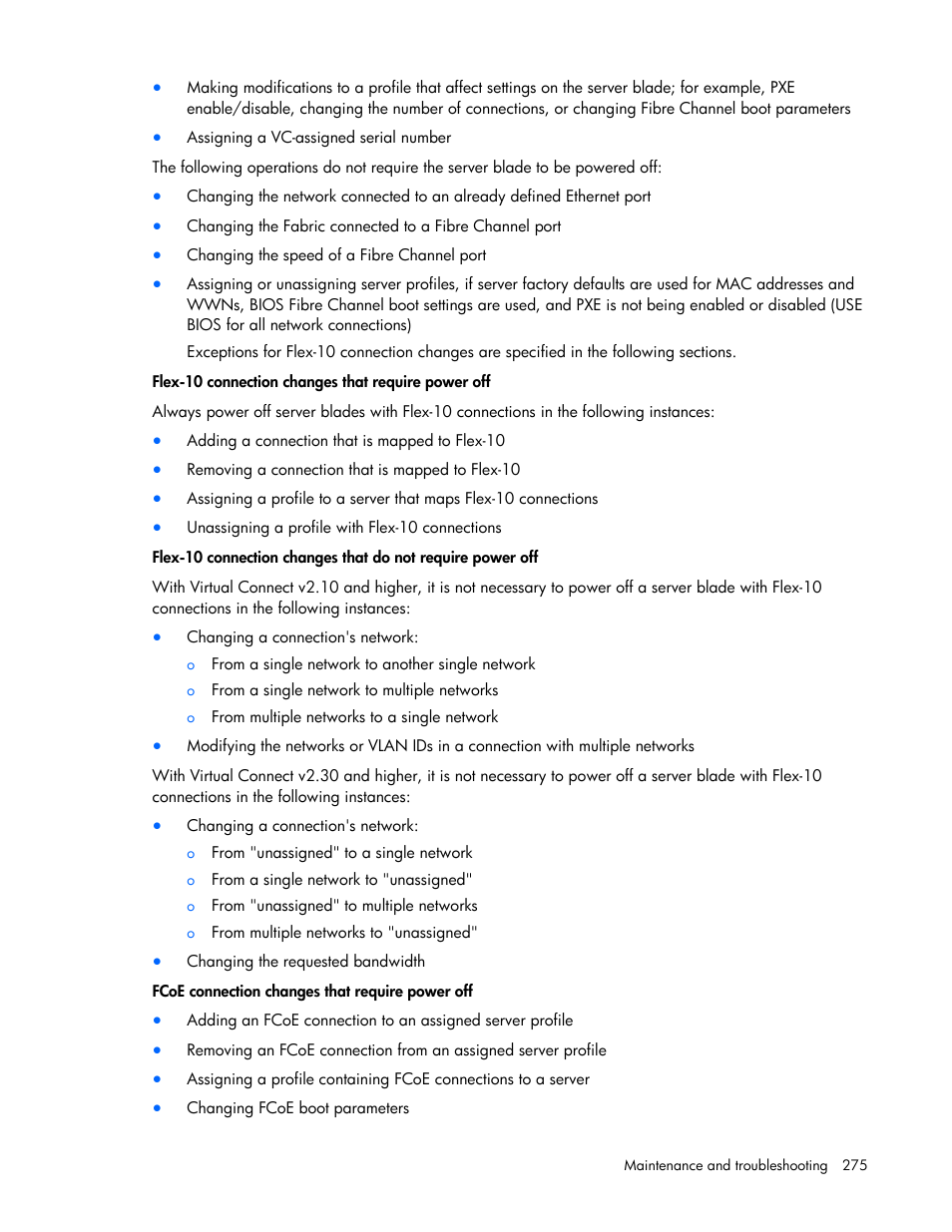 HP Virtual Connect Flex-10 10Gb Ethernet Module for c-Class BladeSystem User Manual | Page 275 / 290
