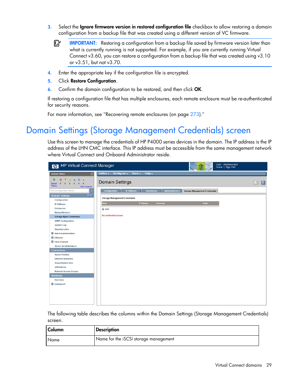 HP Virtual Connect Flex-10 10Gb Ethernet Module for c-Class BladeSystem User Manual | Page 29 / 290