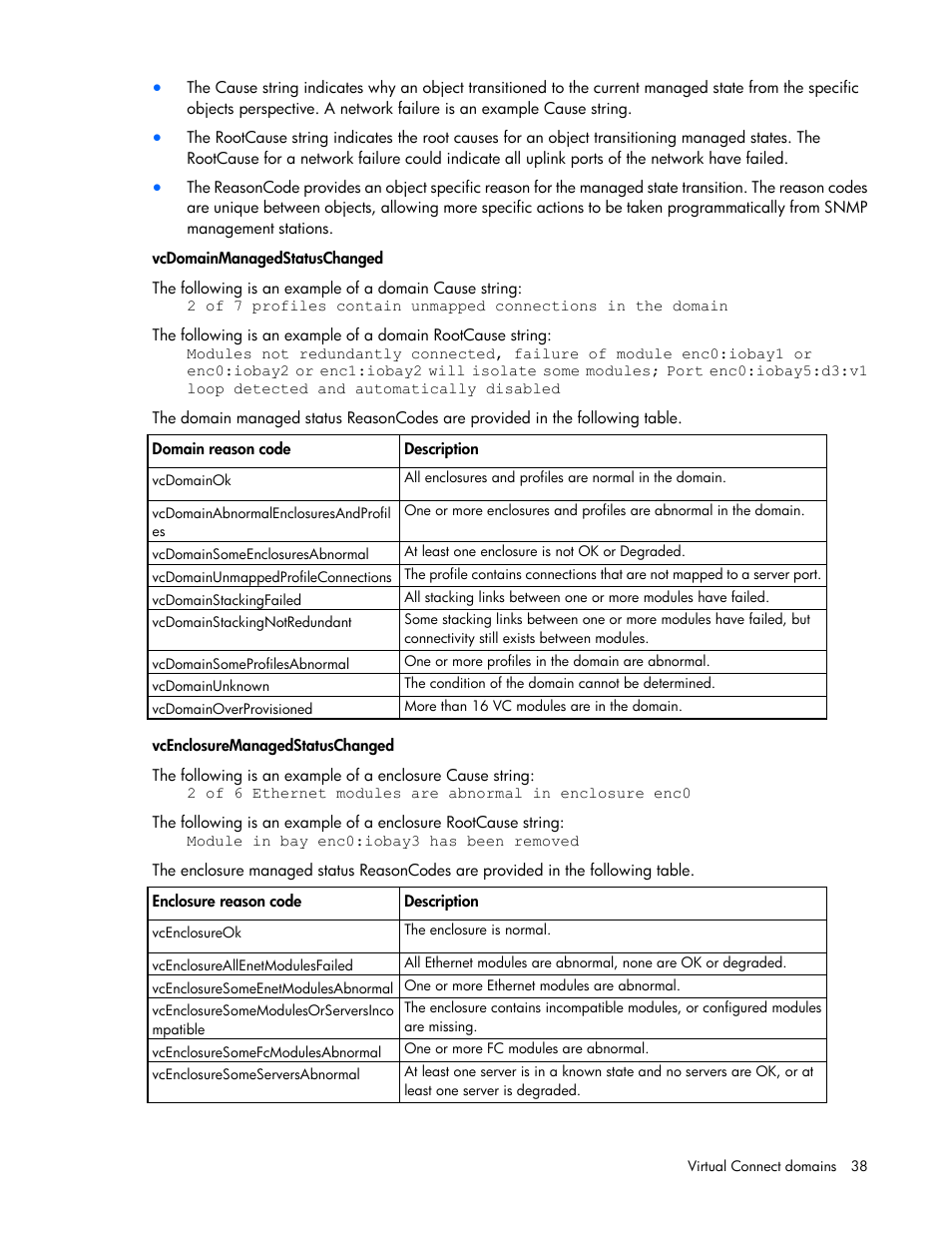 HP Virtual Connect Flex-10 10Gb Ethernet Module for c-Class BladeSystem User Manual | Page 38 / 290