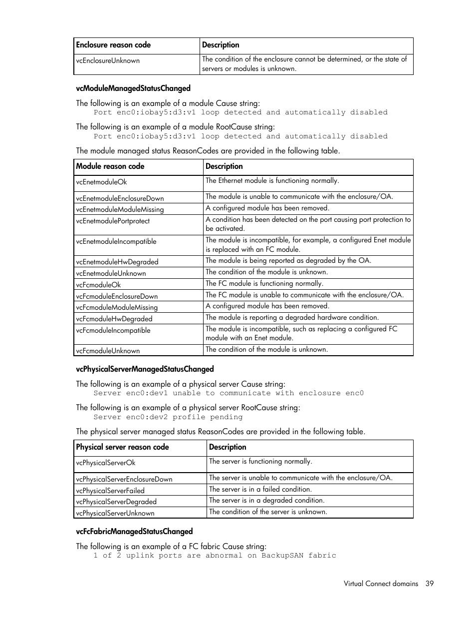 HP Virtual Connect Flex-10 10Gb Ethernet Module for c-Class BladeSystem User Manual | Page 39 / 290