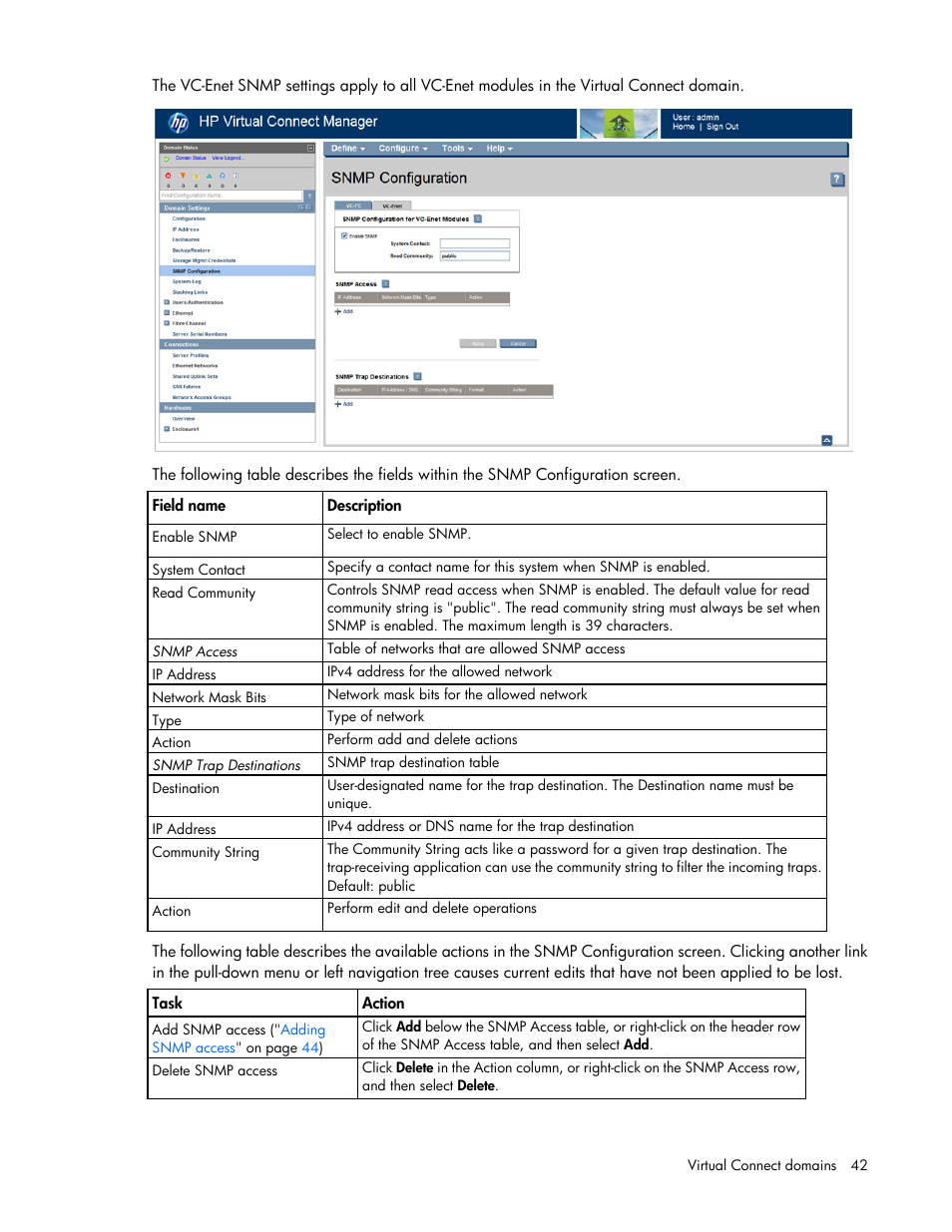 HP Virtual Connect Flex-10 10Gb Ethernet Module for c-Class BladeSystem User Manual | Page 42 / 290