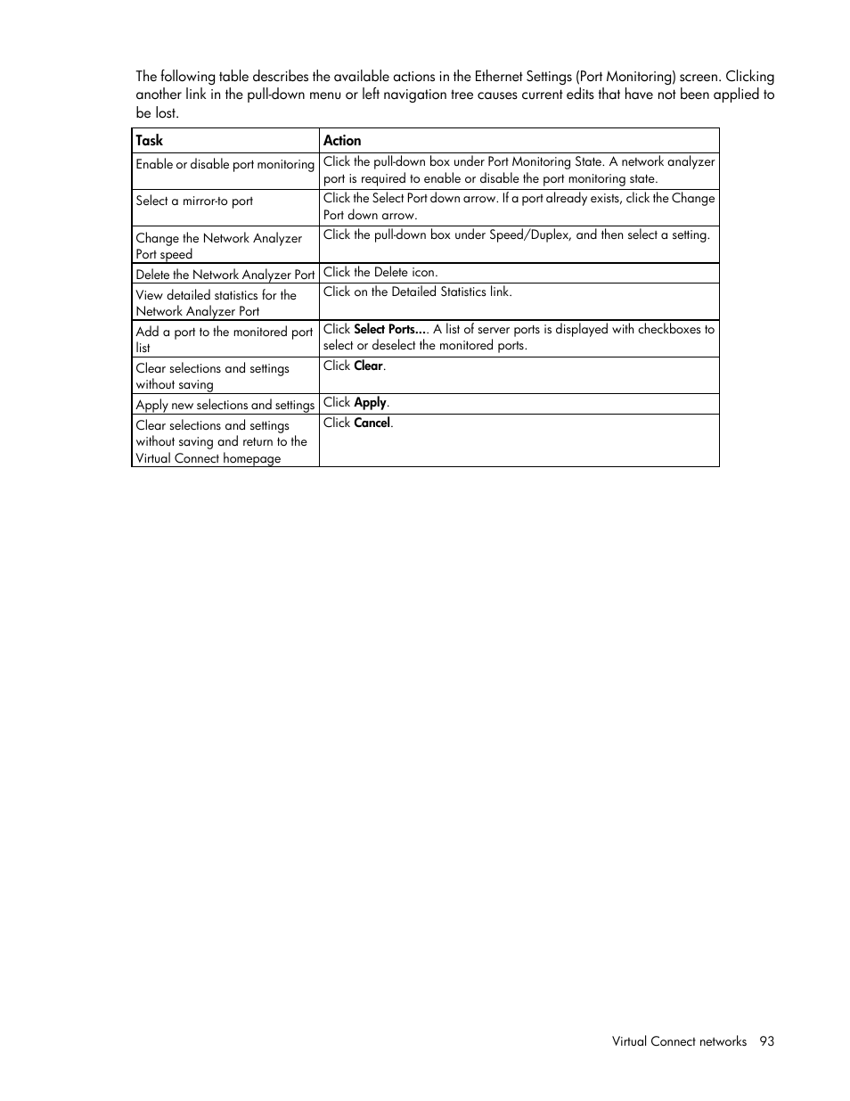 HP Virtual Connect Flex-10 10Gb Ethernet Module for c-Class BladeSystem User Manual | Page 93 / 290