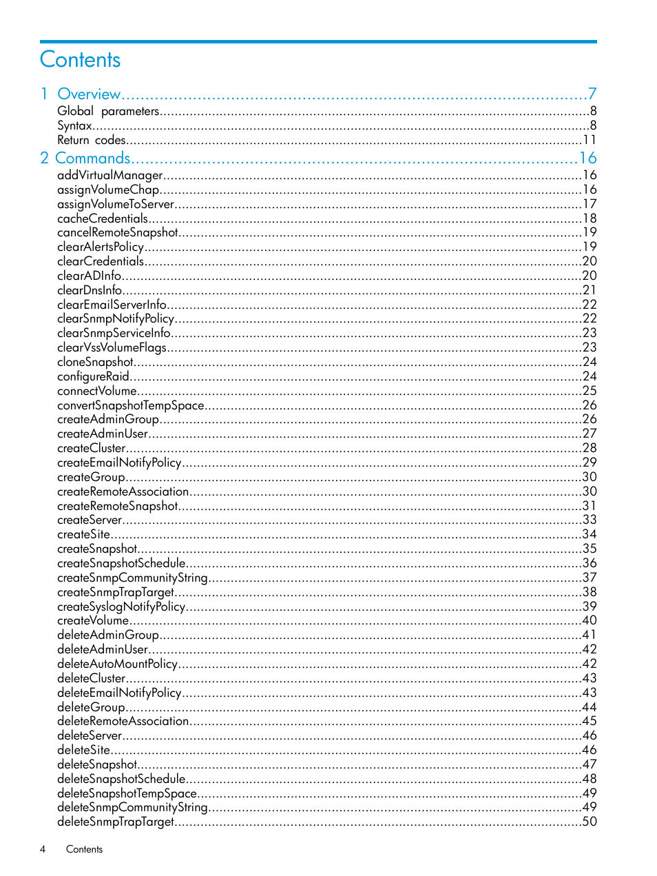 HP StoreVirtual 4000 Storage User Manual | Page 4 / 122