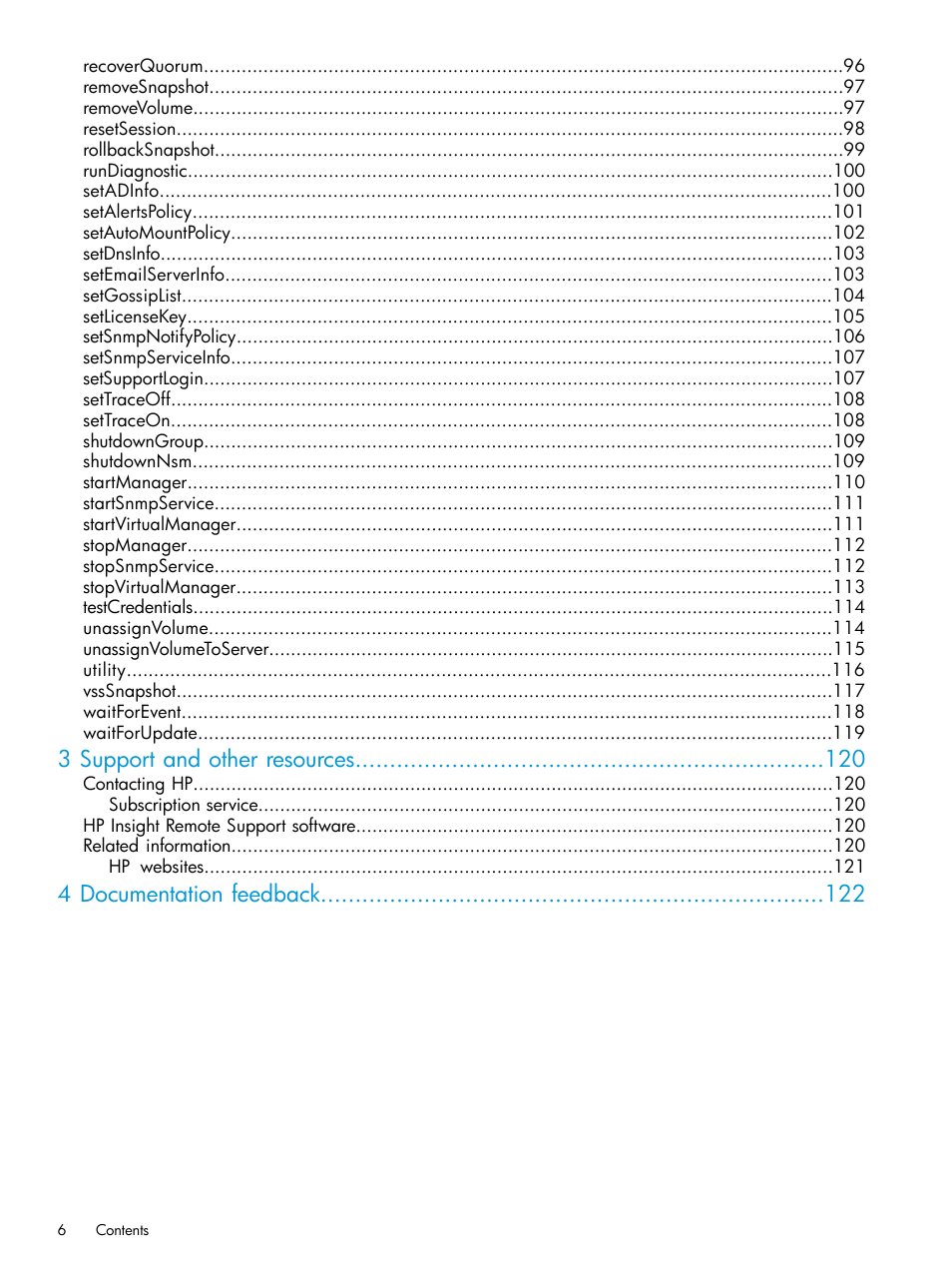 3 support and other resources, 4 documentation feedback | HP StoreVirtual 4000 Storage User Manual | Page 6 / 122