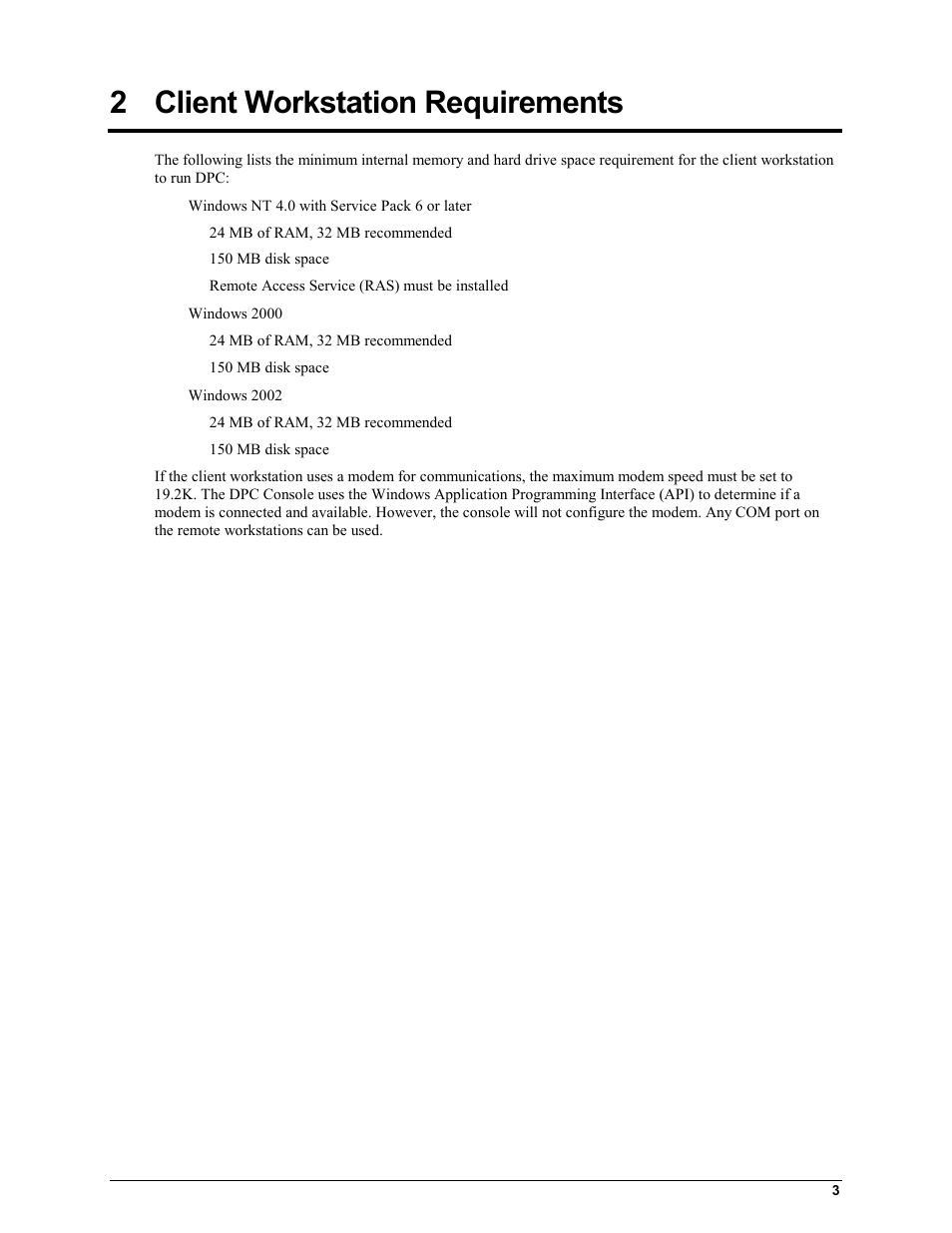 2 client workstation requirements, Client workstation requirements | HP Integrity rx4610 Server User Manual | Page 7 / 42