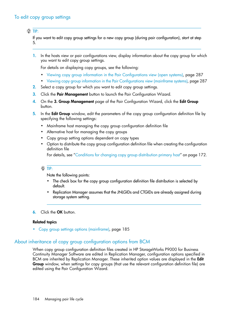 HP XP P9000 Command View Advanced Edition Software User Manual | Page 184 / 470