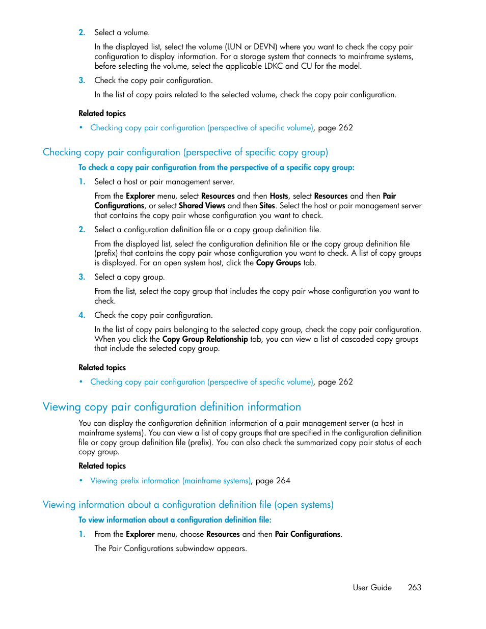 HP XP P9000 Command View Advanced Edition Software User Manual | Page 263 / 470