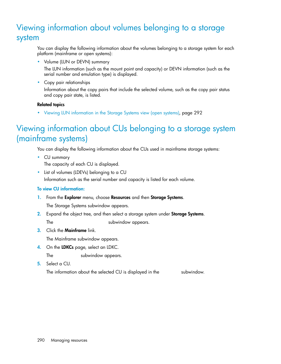 System | HP XP P9000 Command View Advanced Edition Software User Manual | Page 290 / 470