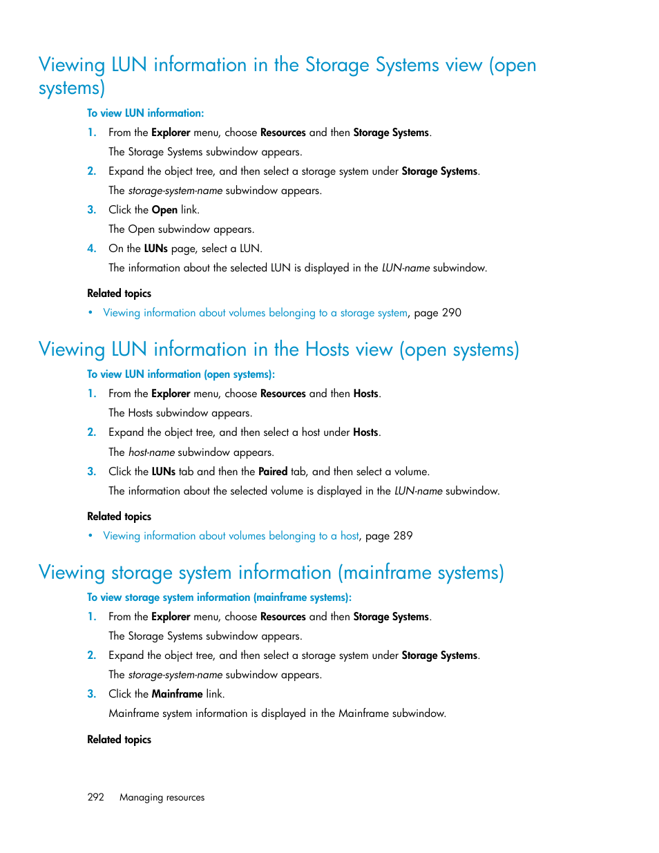 HP XP P9000 Command View Advanced Edition Software User Manual | Page 292 / 470