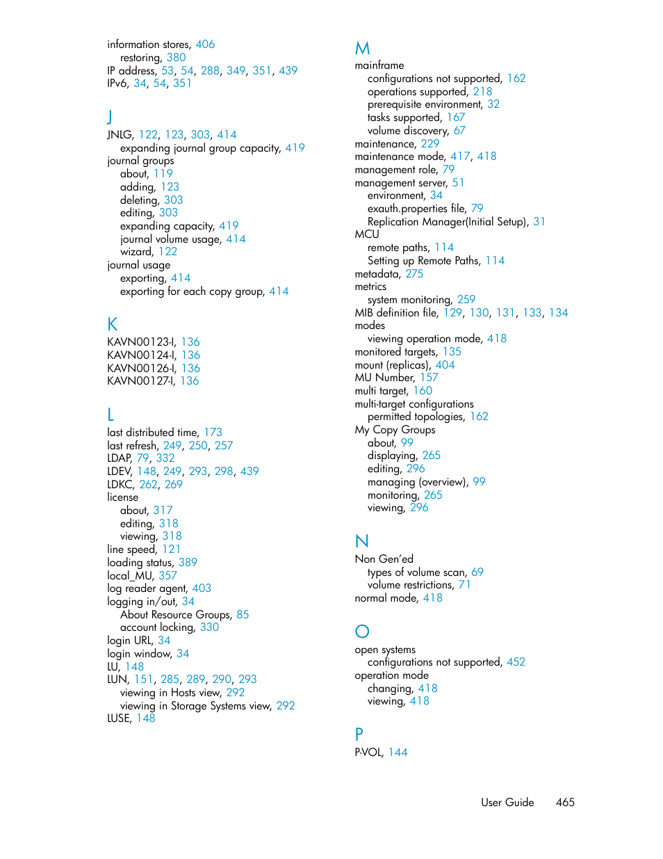 HP XP P9000 Command View Advanced Edition Software User Manual | Page 465 / 470