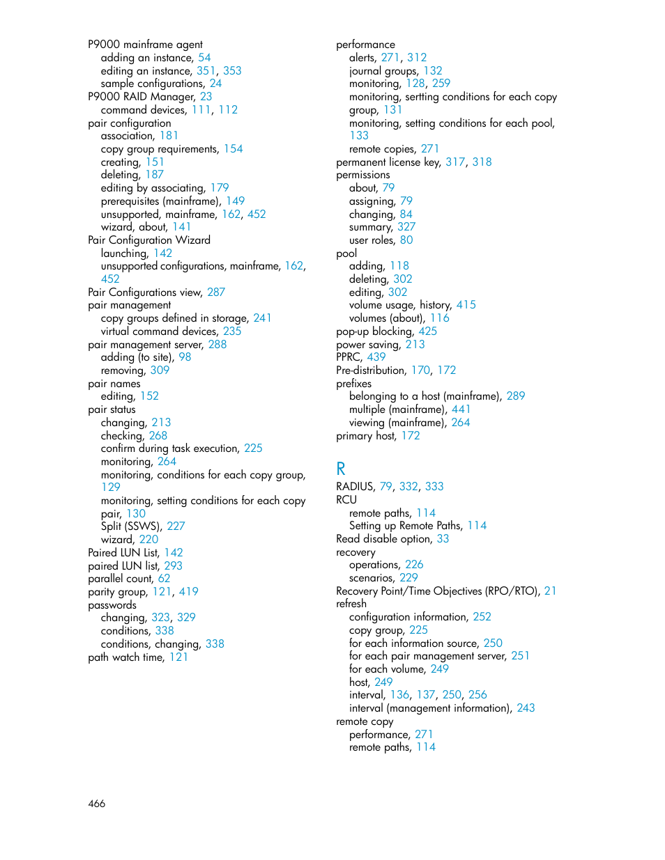 HP XP P9000 Command View Advanced Edition Software User Manual | Page 466 / 470