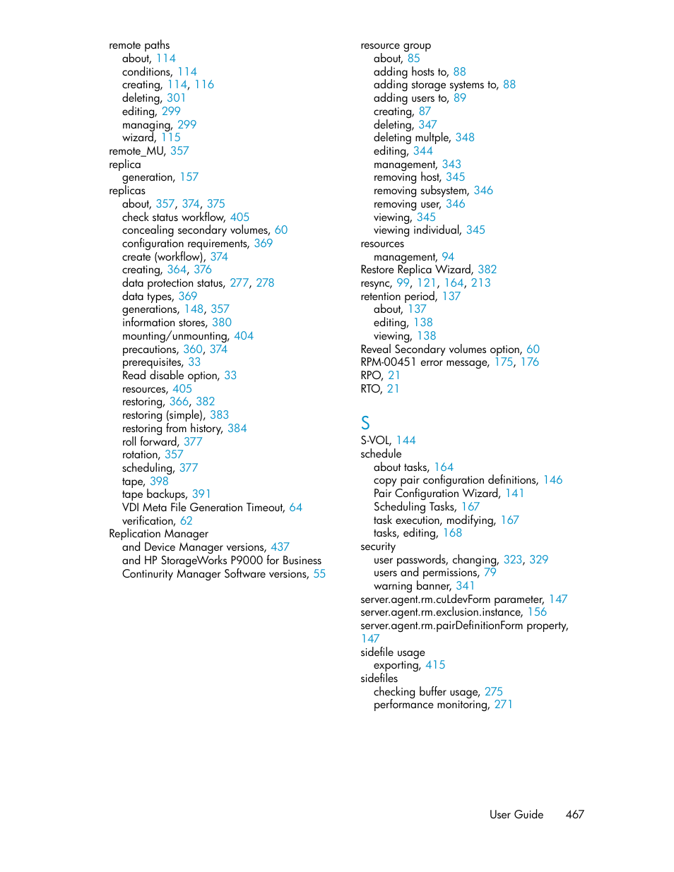 HP XP P9000 Command View Advanced Edition Software User Manual | Page 467 / 470