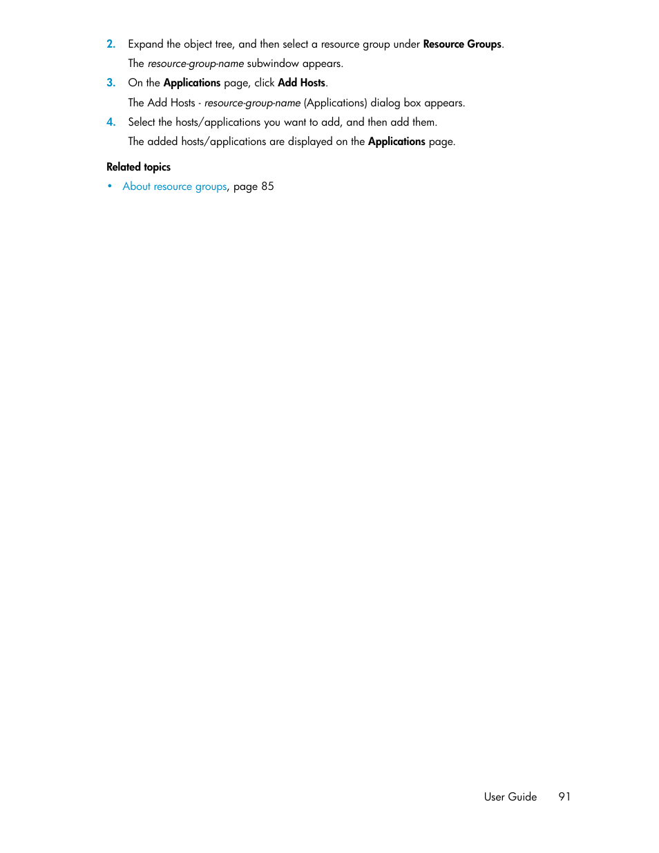 HP XP P9000 Command View Advanced Edition Software User Manual | Page 91 / 470