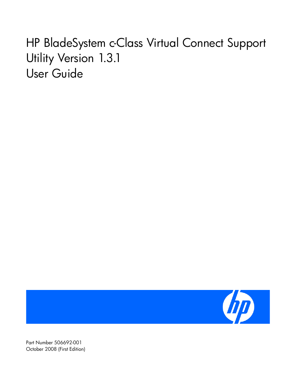 HP Virtual Connect 1.10Gb-F Ethernet Module for c-Class BladeSystem User Manual | 18 pages