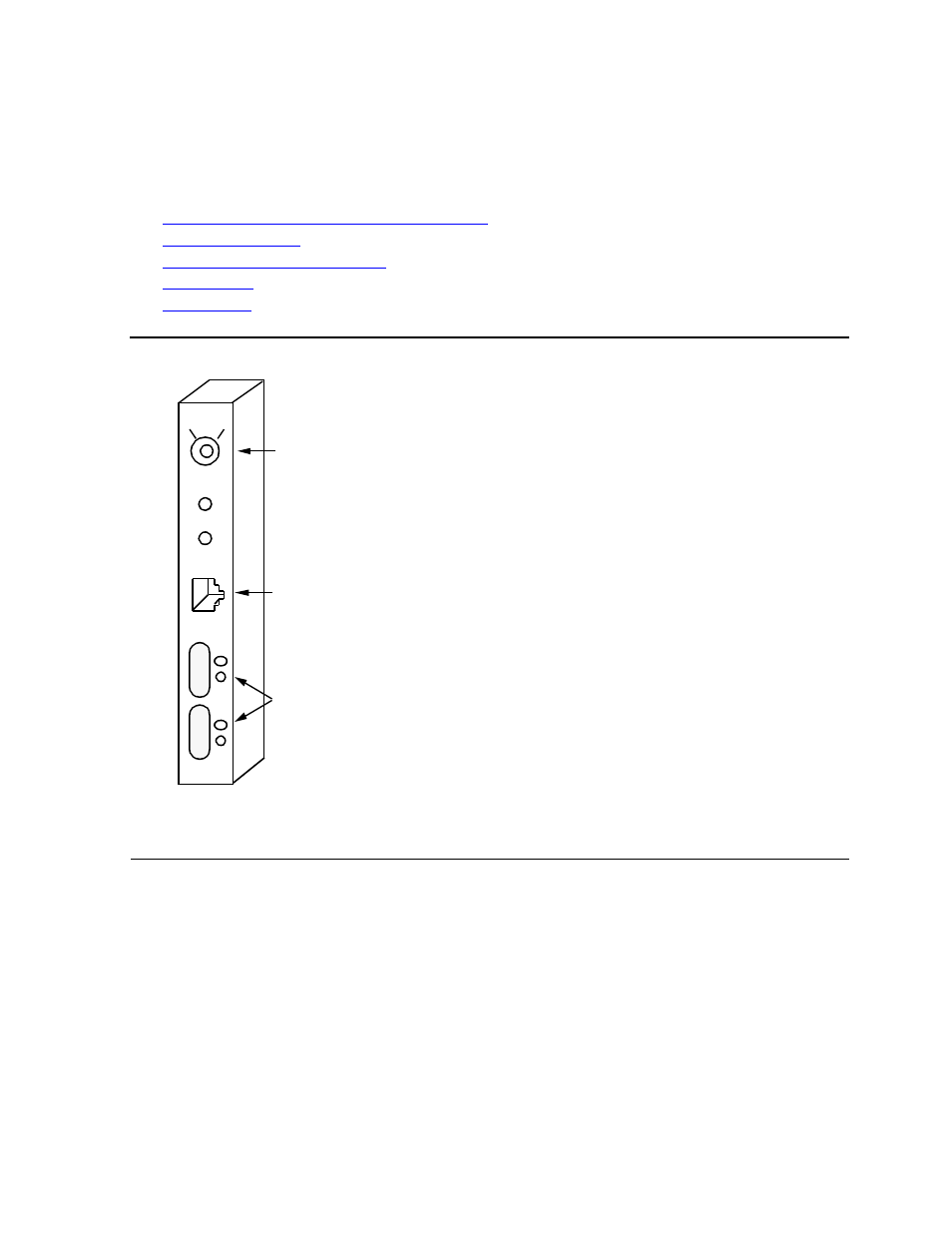 Switch controller card, Figure 4-2, Front panel of a switch controller card | HP NonStop G-Series User Manual | Page 53 / 148