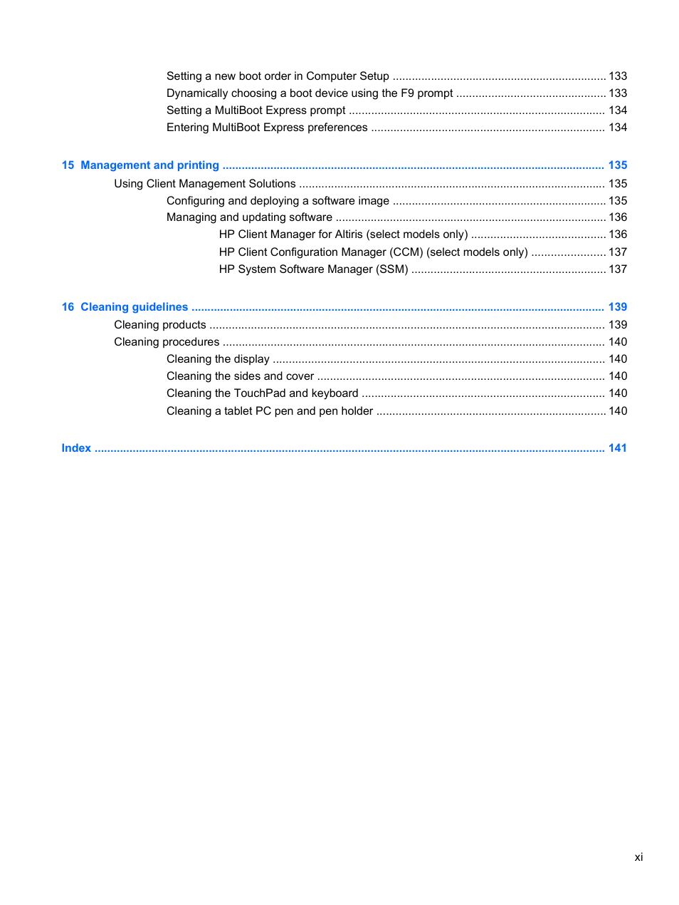 HP Compaq 620 Notebook-PC User Manual | Page 11 / 158
