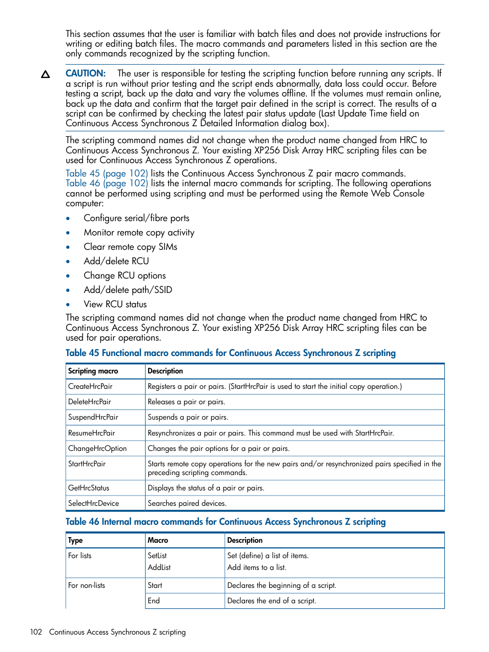 HP XP P9500 Storage User Manual | Page 102 / 152