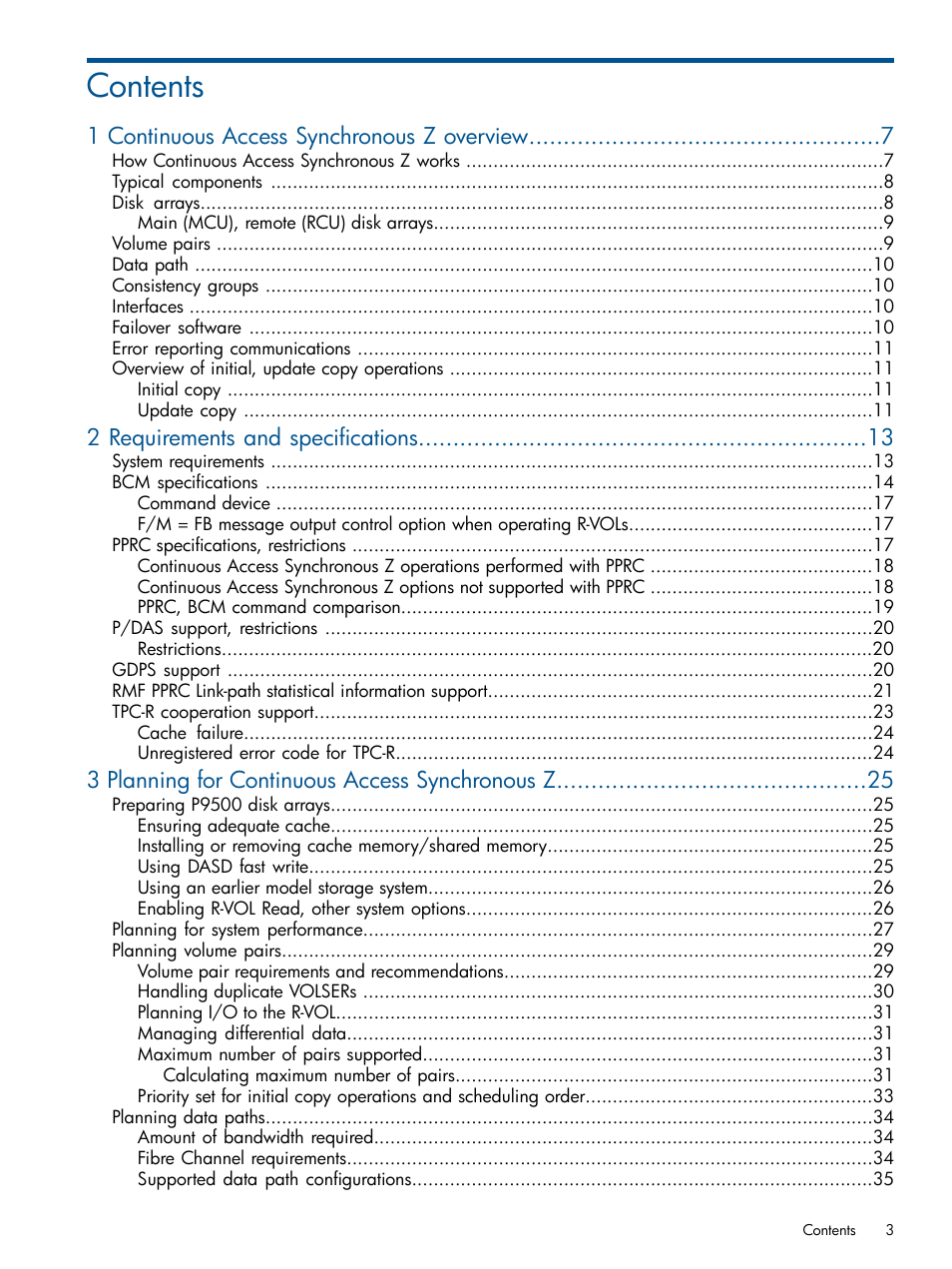 HP XP P9500 Storage User Manual | Page 3 / 152