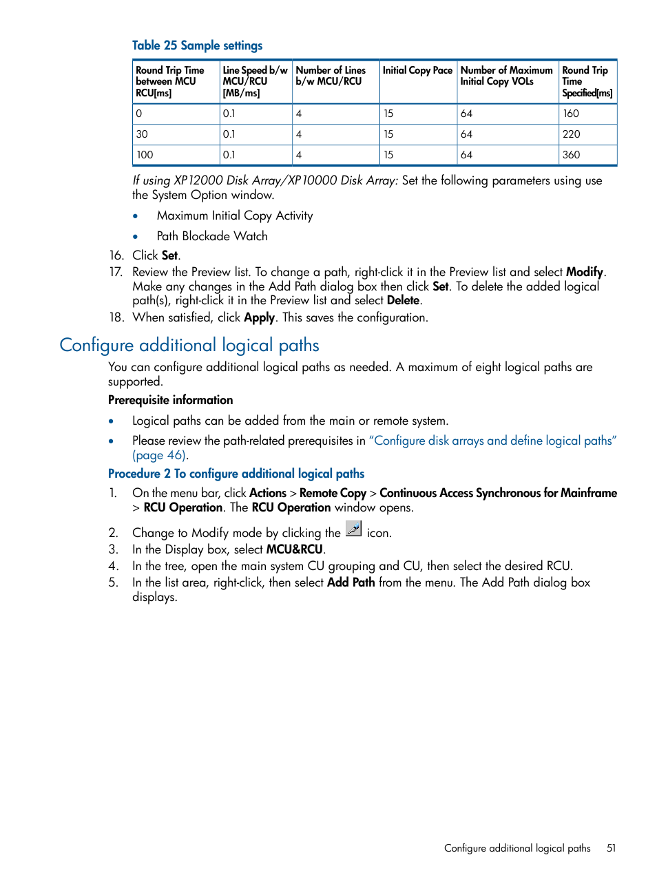 Configure additional logical paths | HP XP P9500 Storage User Manual | Page 51 / 152