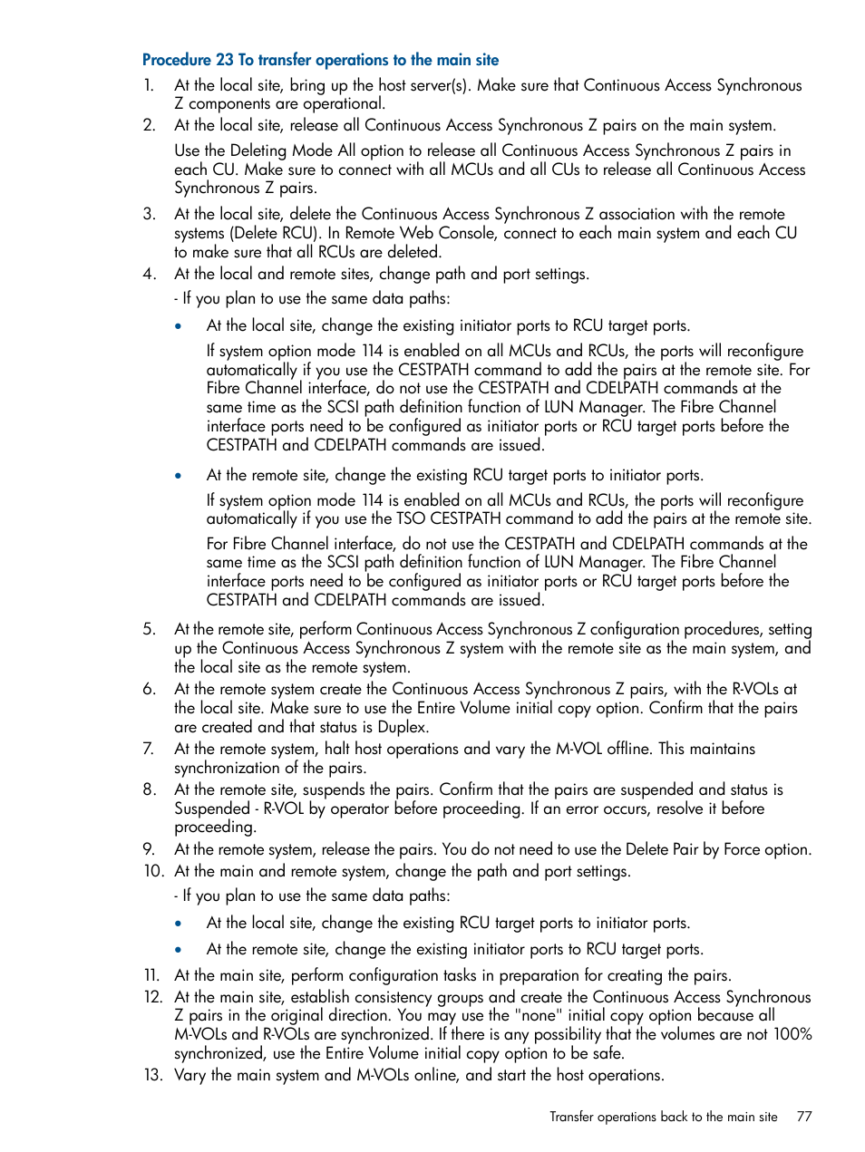 HP XP P9500 Storage User Manual | Page 77 / 152