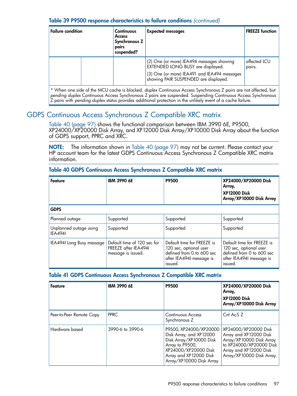 HP XP P9500 Storage User Manual | Page 97 / 152