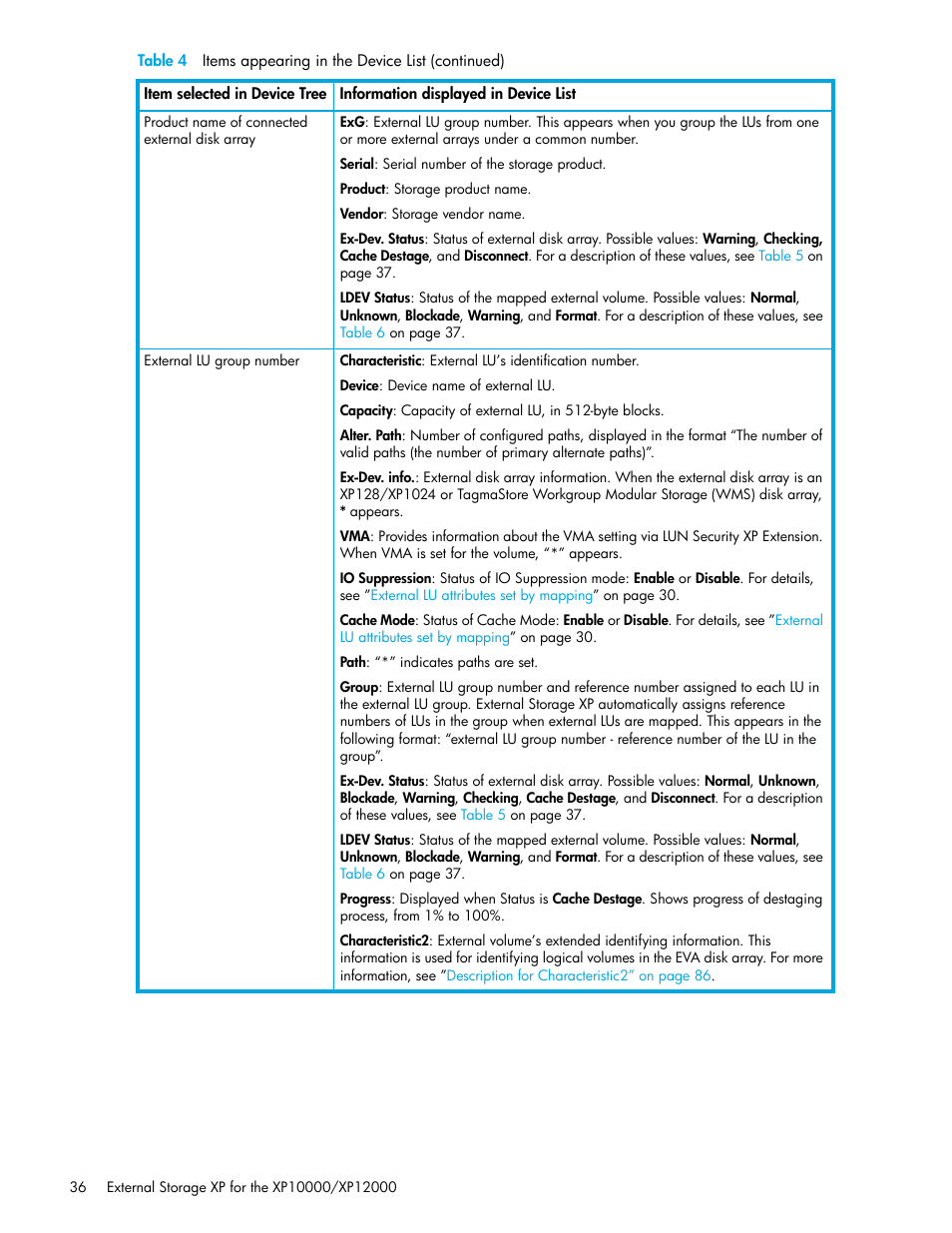 HP StorageWorks XP Remote Web Console Software User Manual | Page 36 / 106