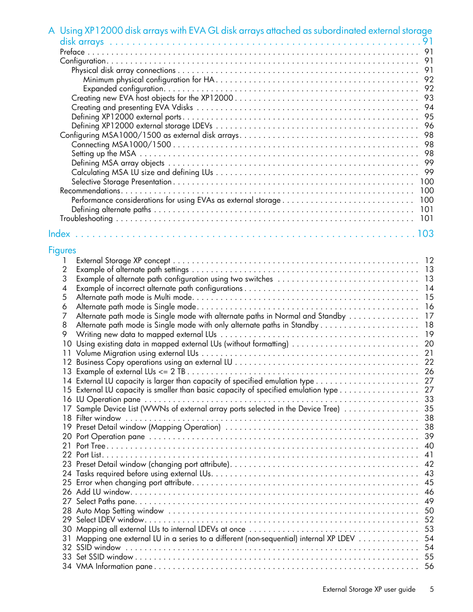 HP StorageWorks XP Remote Web Console Software User Manual | Page 5 / 106