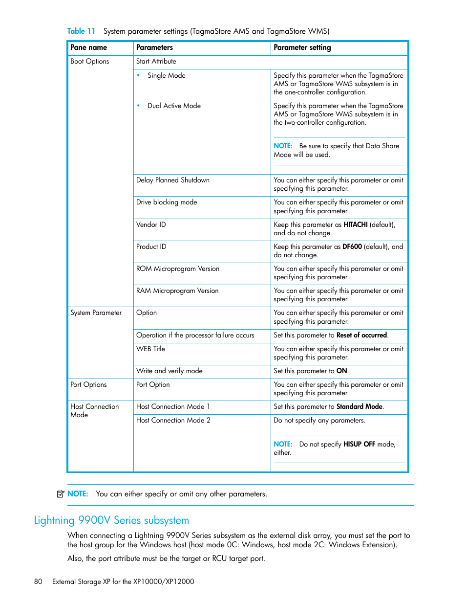Lightning 9900v series subsystem | HP StorageWorks XP Remote Web Console Software User Manual | Page 80 / 106