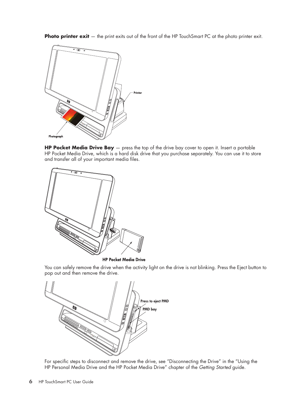 HP TouchSmart IQ775 Desktop PC User Manual | Page 10 / 64
