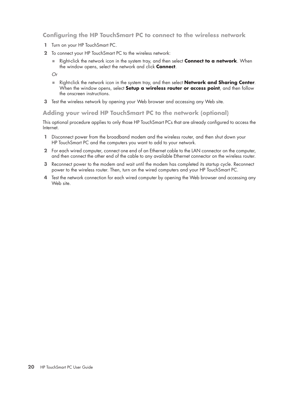 HP TouchSmart IQ775 Desktop PC User Manual | Page 24 / 64