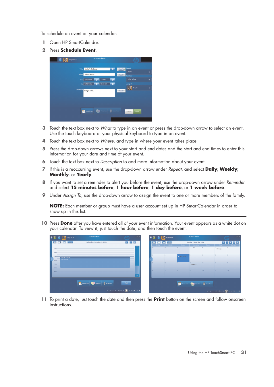 HP TouchSmart IQ775 Desktop PC User Manual | Page 35 / 64
