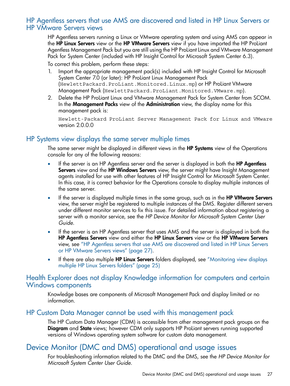 HP OneView for Microsoft System Center User Manual | Page 27 / 32