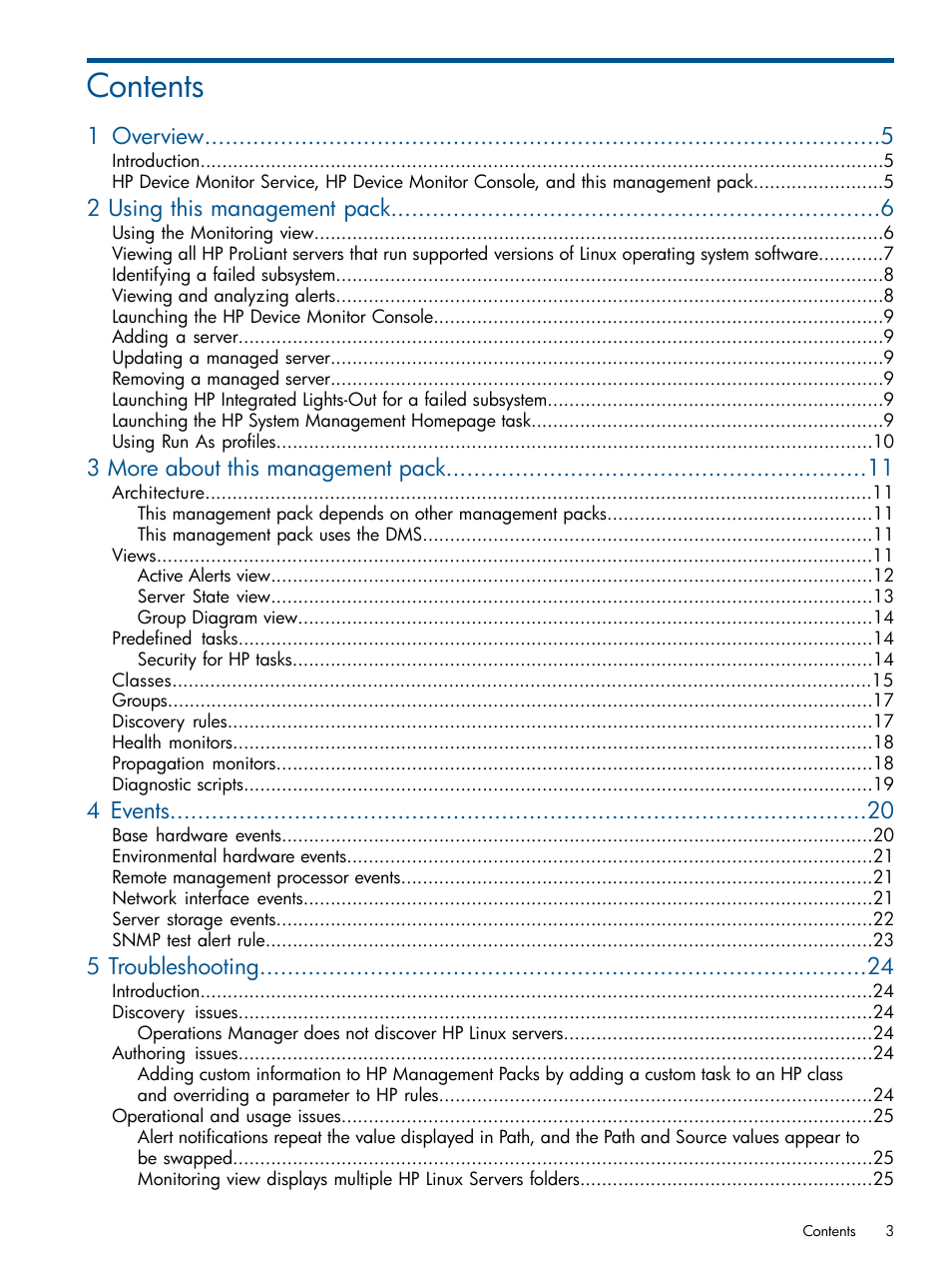 HP OneView for Microsoft System Center User Manual | Page 3 / 32