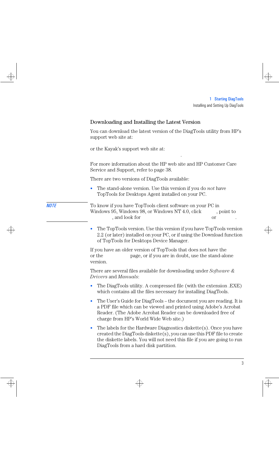 HP Vectra VL 6xxx series 8 User Manual | Page 15 / 96