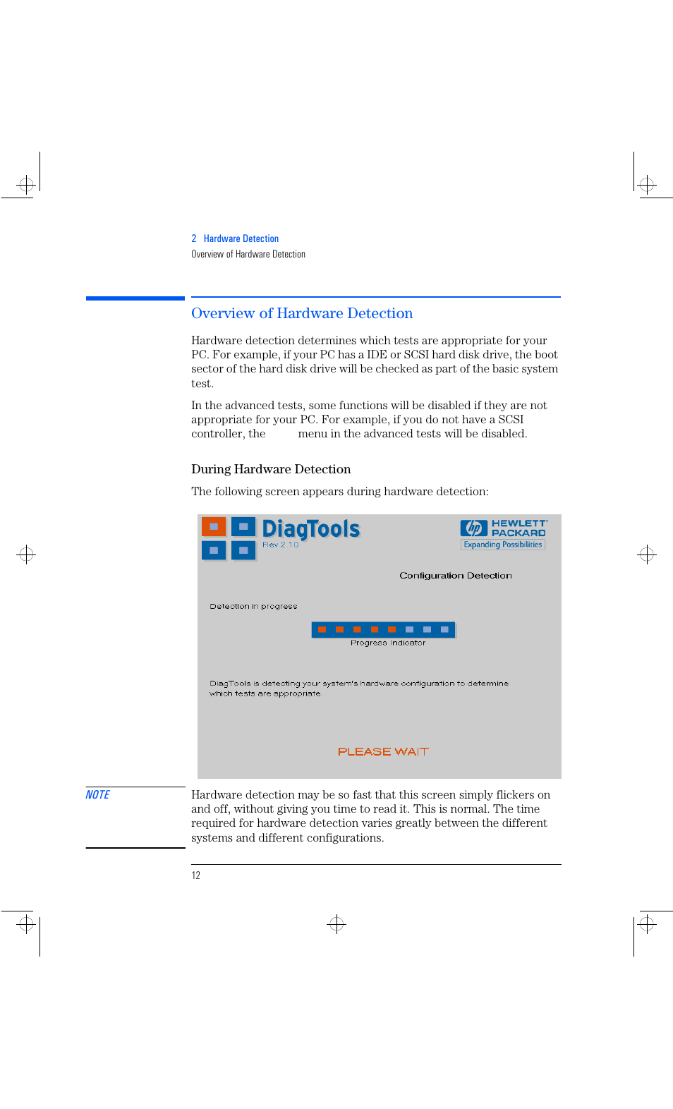 Overview of hardware detection | HP Vectra VL 6xxx series 8 User Manual | Page 24 / 96