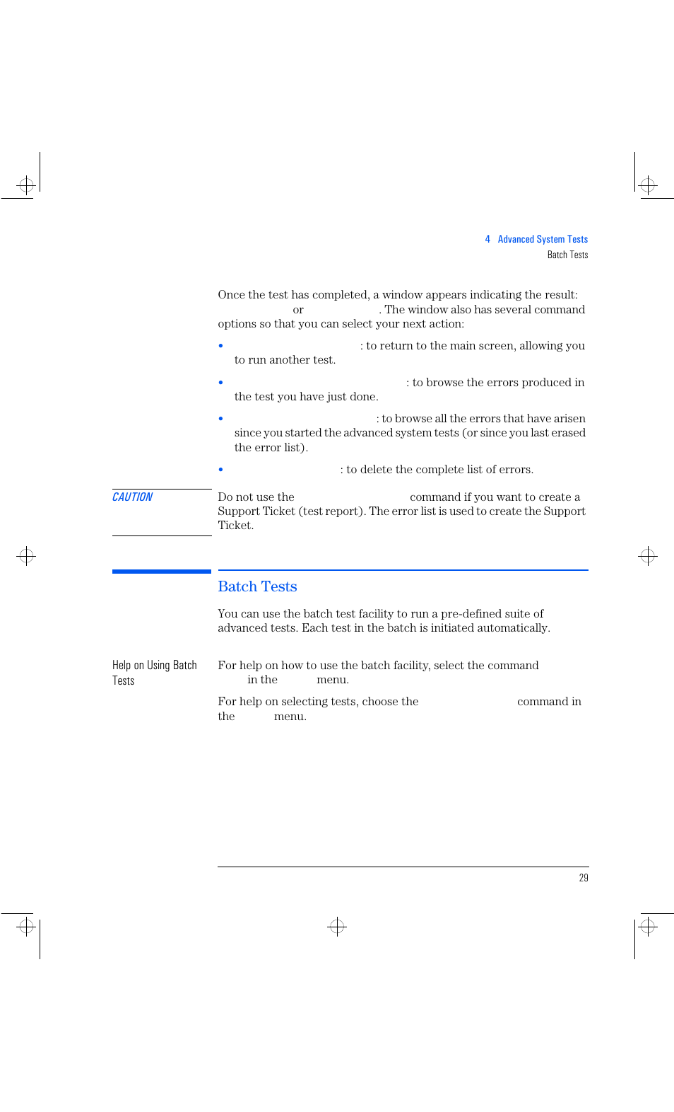 Batch tests | HP Vectra VL 6xxx series 8 User Manual | Page 41 / 96