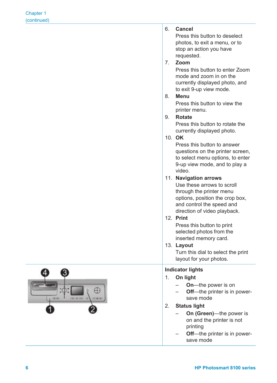 HP Photosmart 8150xi Photo Printer User Manual | Page 9 / 78